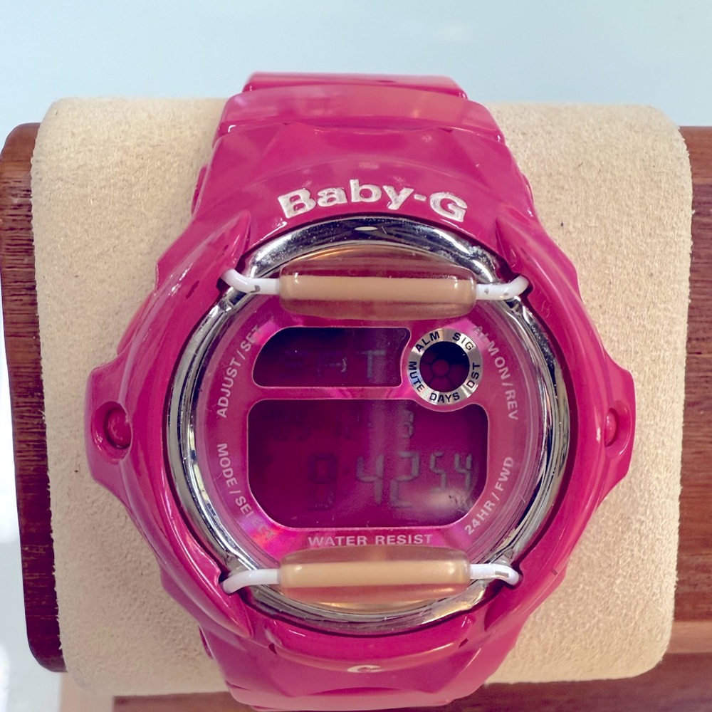Pink Baby-G Watch 3189 working no flaws